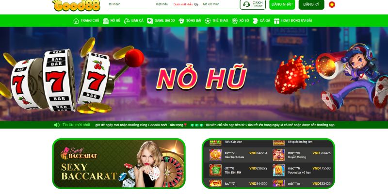 Đại sảnh slot hot nhất 2024